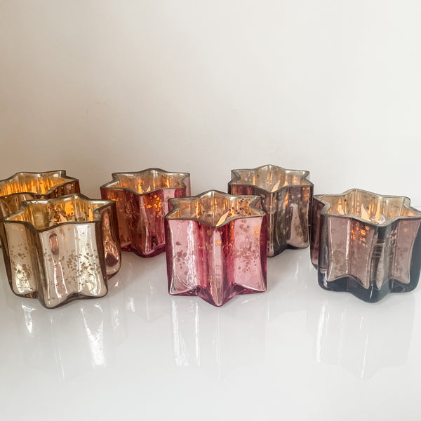 Star of David Votive Holders, Jewish Holiday Decorations - Peace Love Light Shop