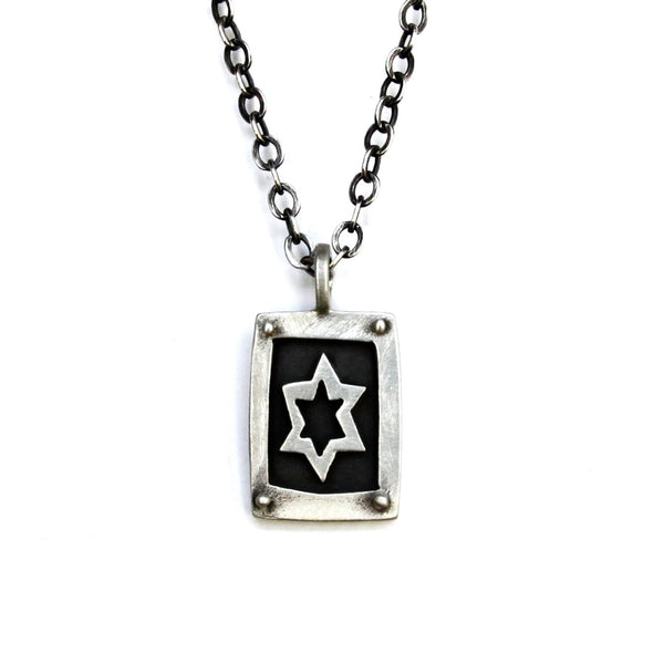 Men's Star of David Necklace - Peace Love Light Shop